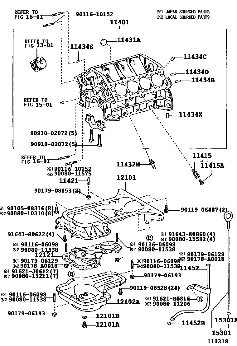1105 — CYLINDER BLOCK