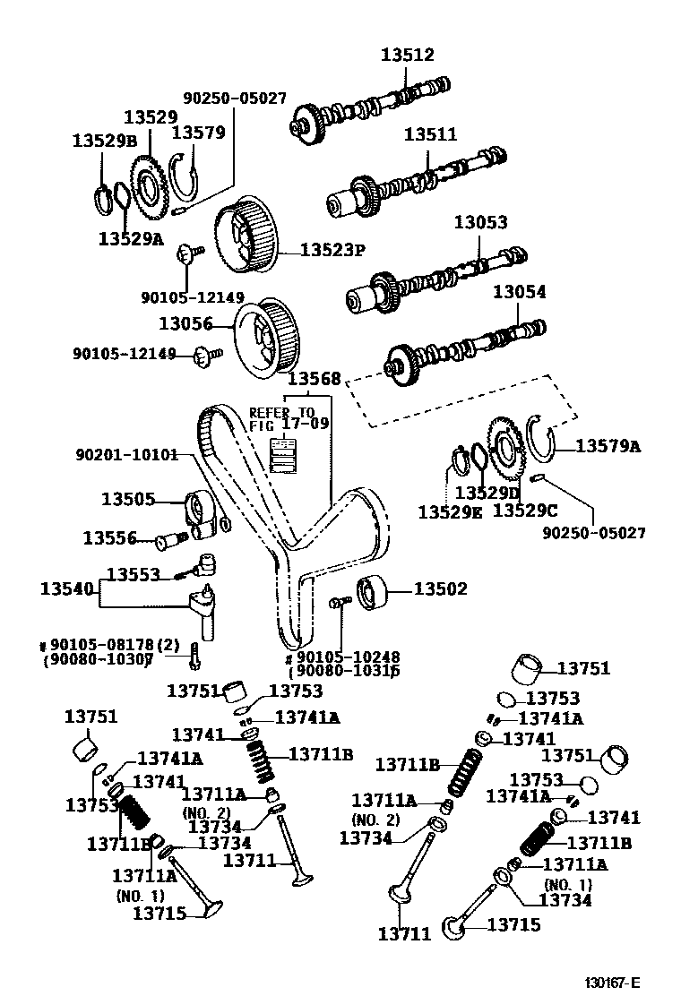1302 — CAMSHAFT & VALVE