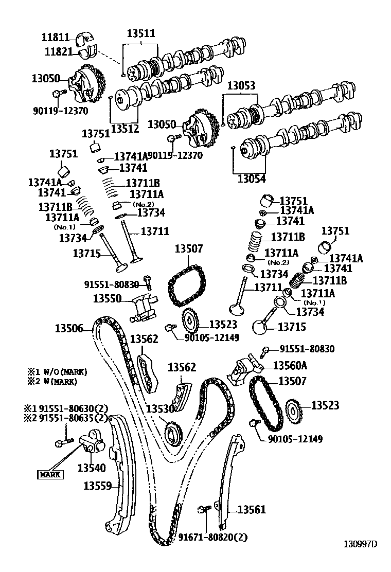 1302 — CAMSHAFT & VALVE