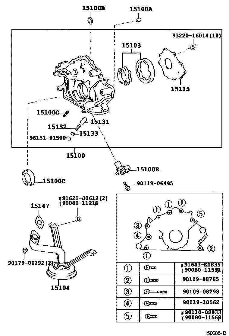 1501 — ENGINE OIL PUMP