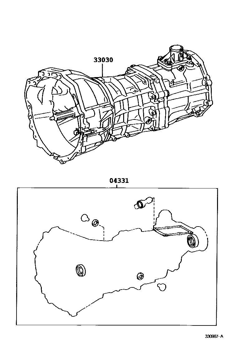 3301 — TRANSAXLE OR TRANSMISSION ASSY & GASKET KIT (MTM)