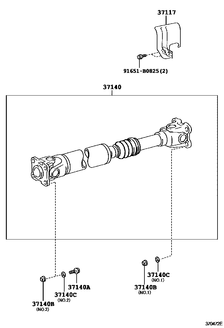 3701 — PROPELLER SHAFT & UNIVERSAL JOINT