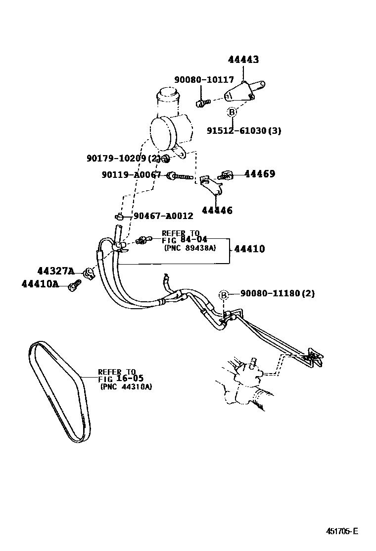 4503 — POWER STEERING TUBE