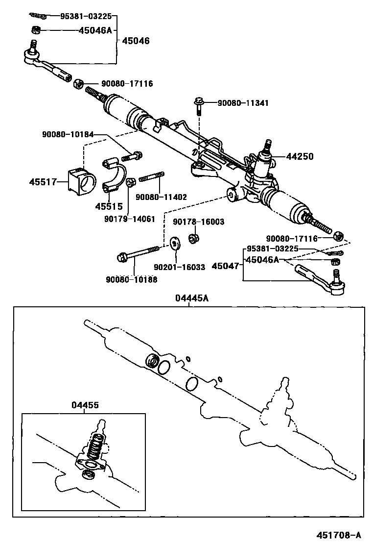 4505 — FRONT STEERING GEAR & LINK