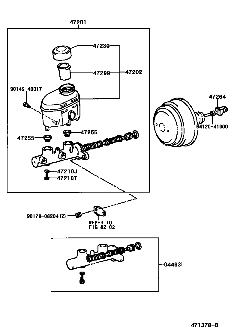 4702 — BRAKE MASTER CYLINDER