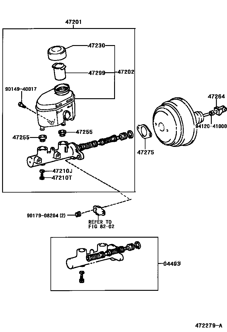4702 — BRAKE MASTER CYLINDER