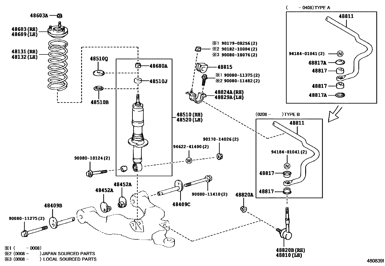 4803 — FRONT SPRING & SHOCK ABSORBER