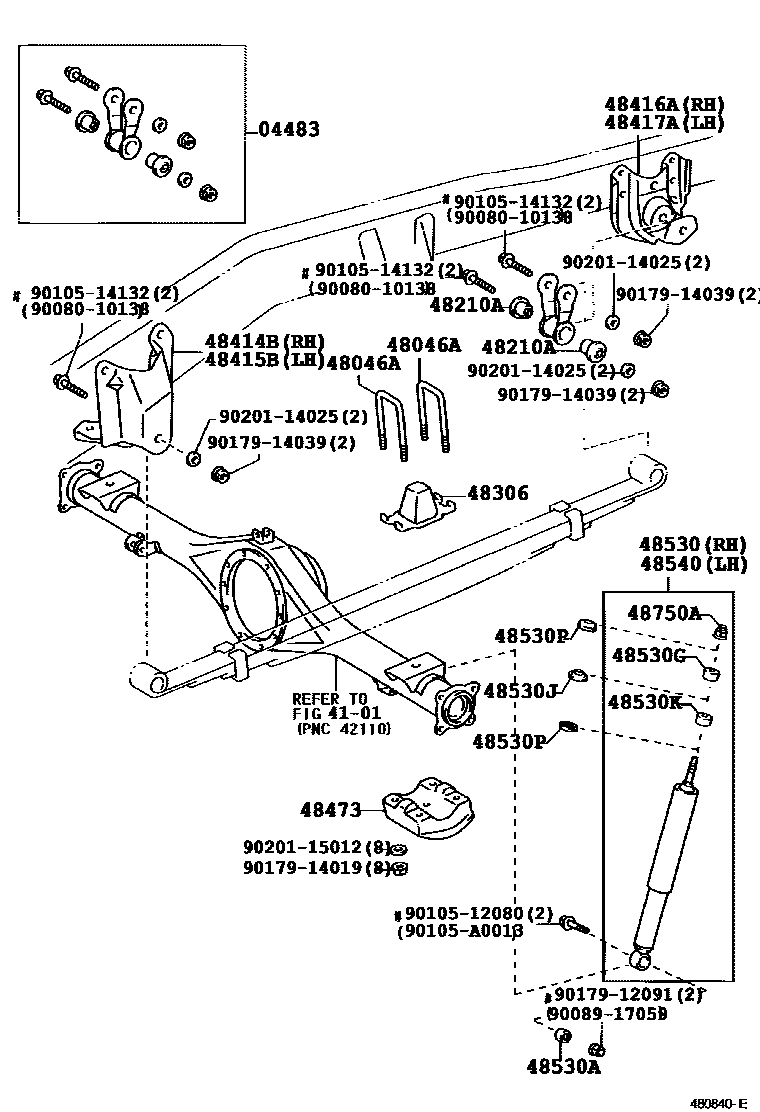 4804 — REAR SPRING & SHOCK ABSORBER