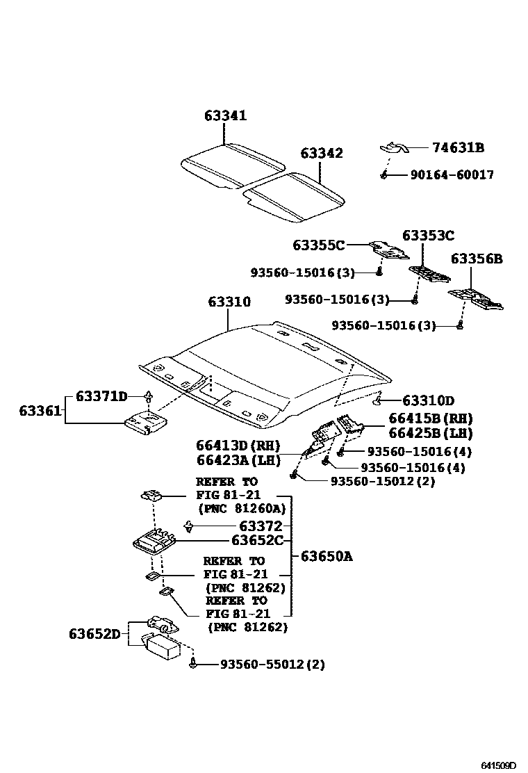 6452 — ROOF HEADLINING & SILENCER PAD
