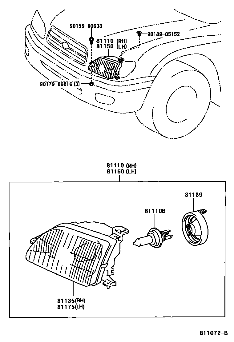 8101 — HEADLAMP