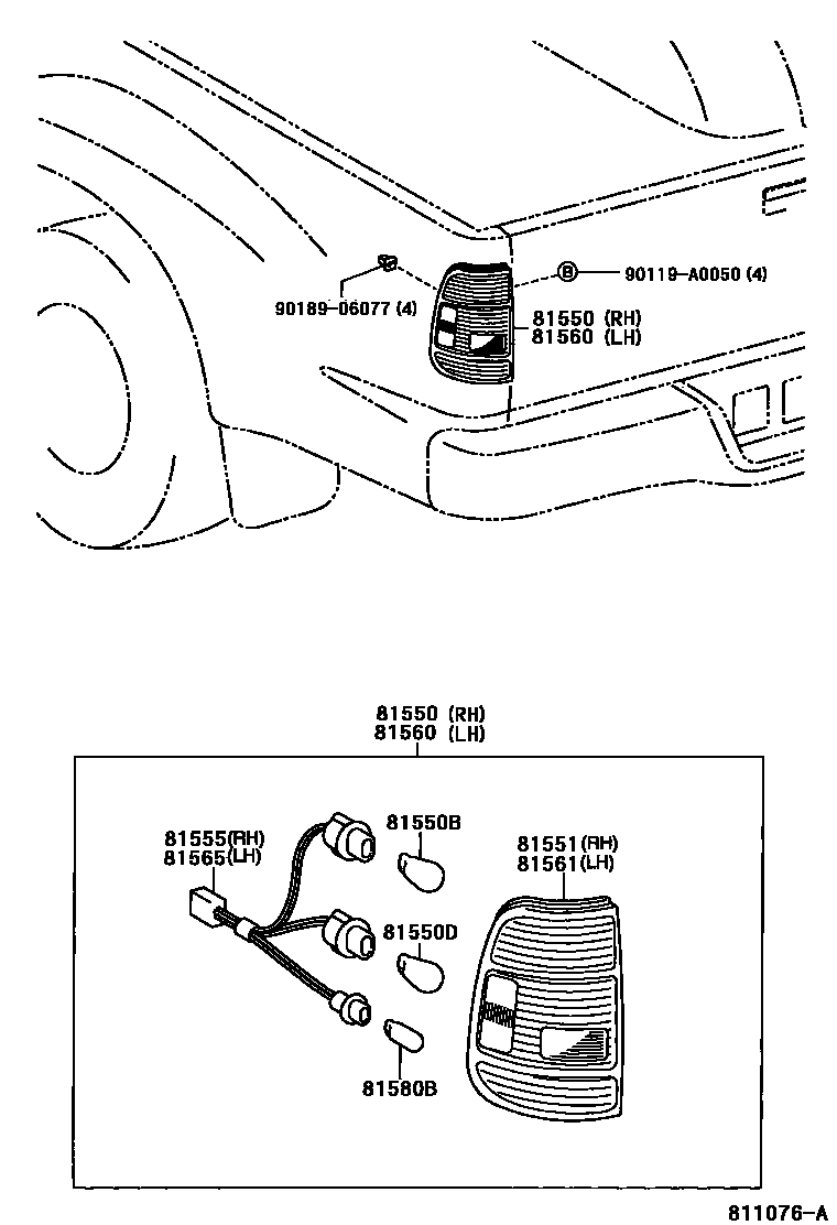 8111 — REAR COMBINATION LAMP