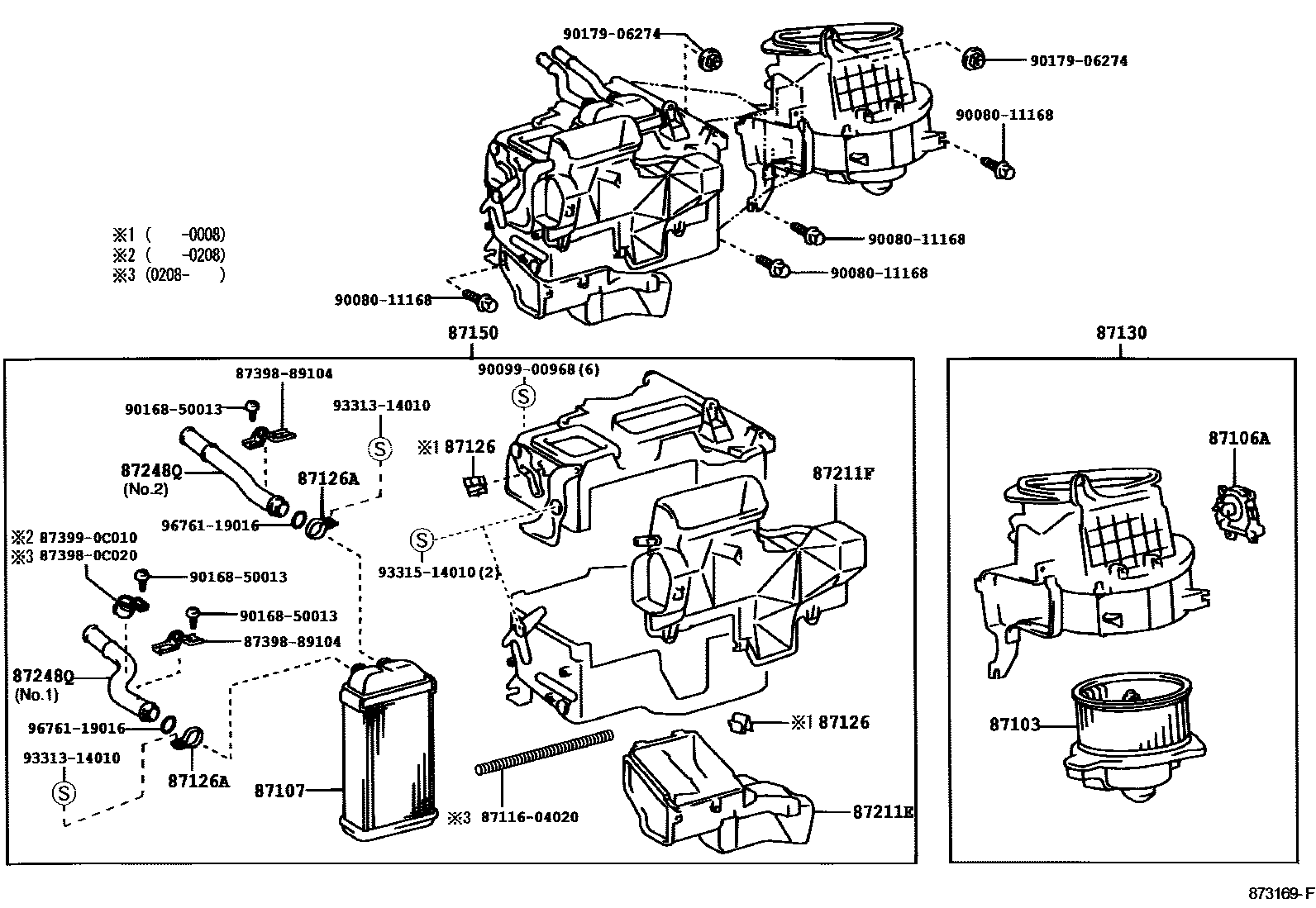 8712 — HEATING & AIR CONDITIONING - HEATER UNIT & BLOWER