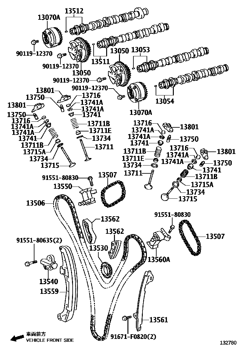 1302 — CAMSHAFT & VALVE