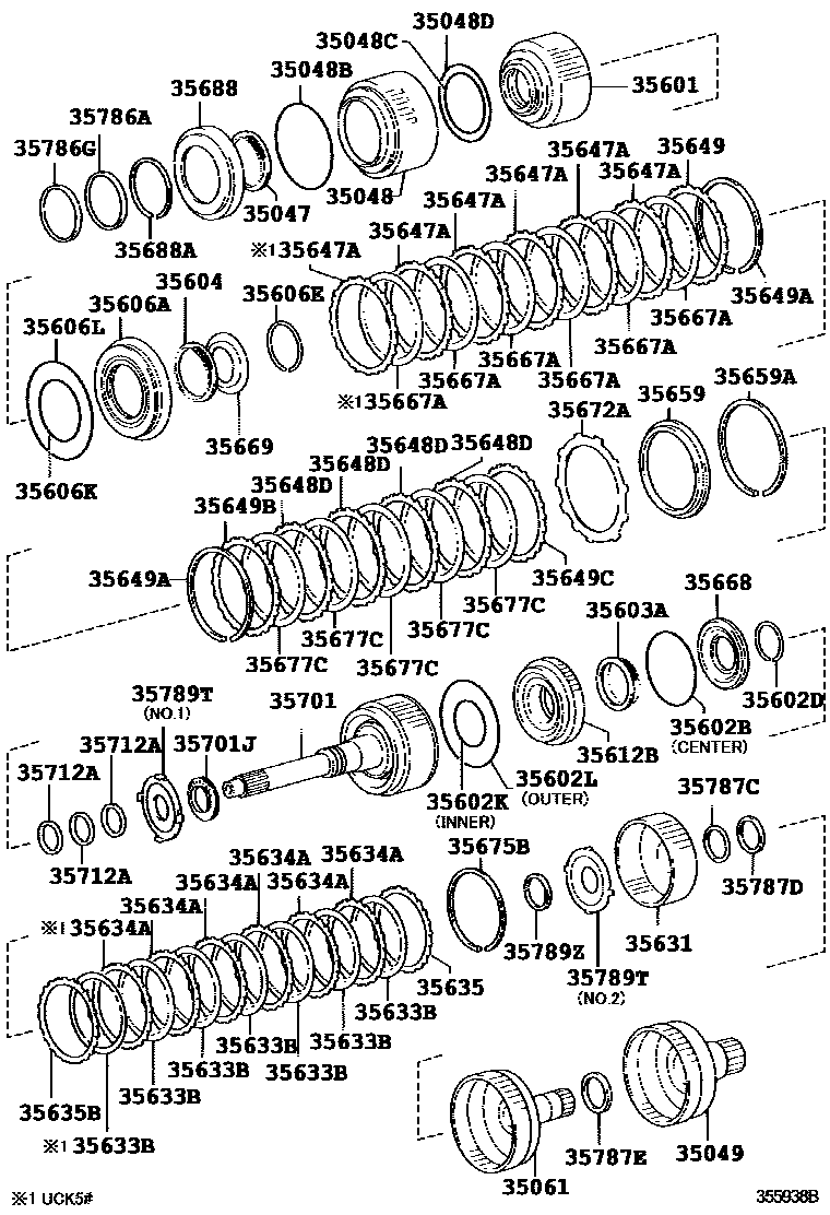 3507 — BRAKE BAND & MULTIPLE DISC CLUTCH (ATM)