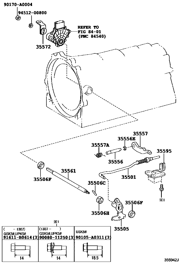 3513 — THROTTLE LINK & VALVE LEVER (ATM)