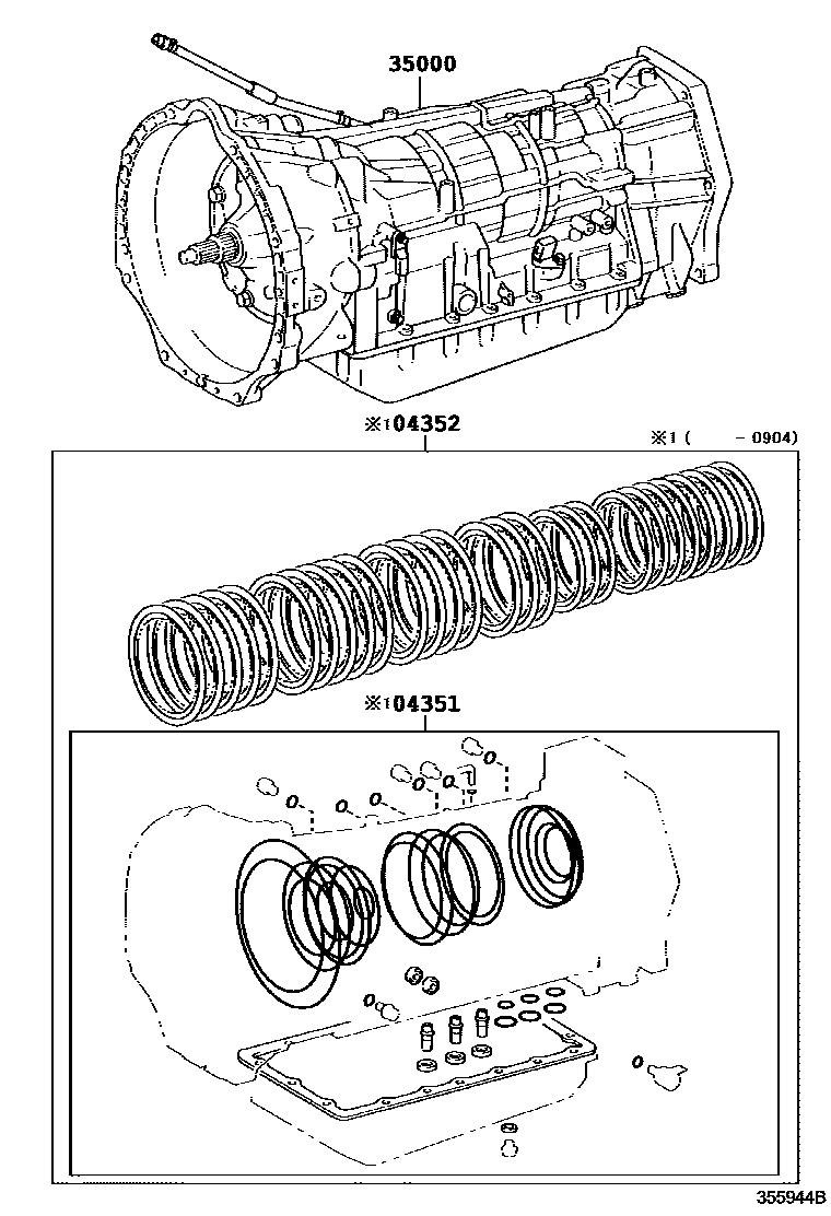 3501 — TRANSAXLE OR TRANSMISSION ASSY & GASKET KIT (ATM)