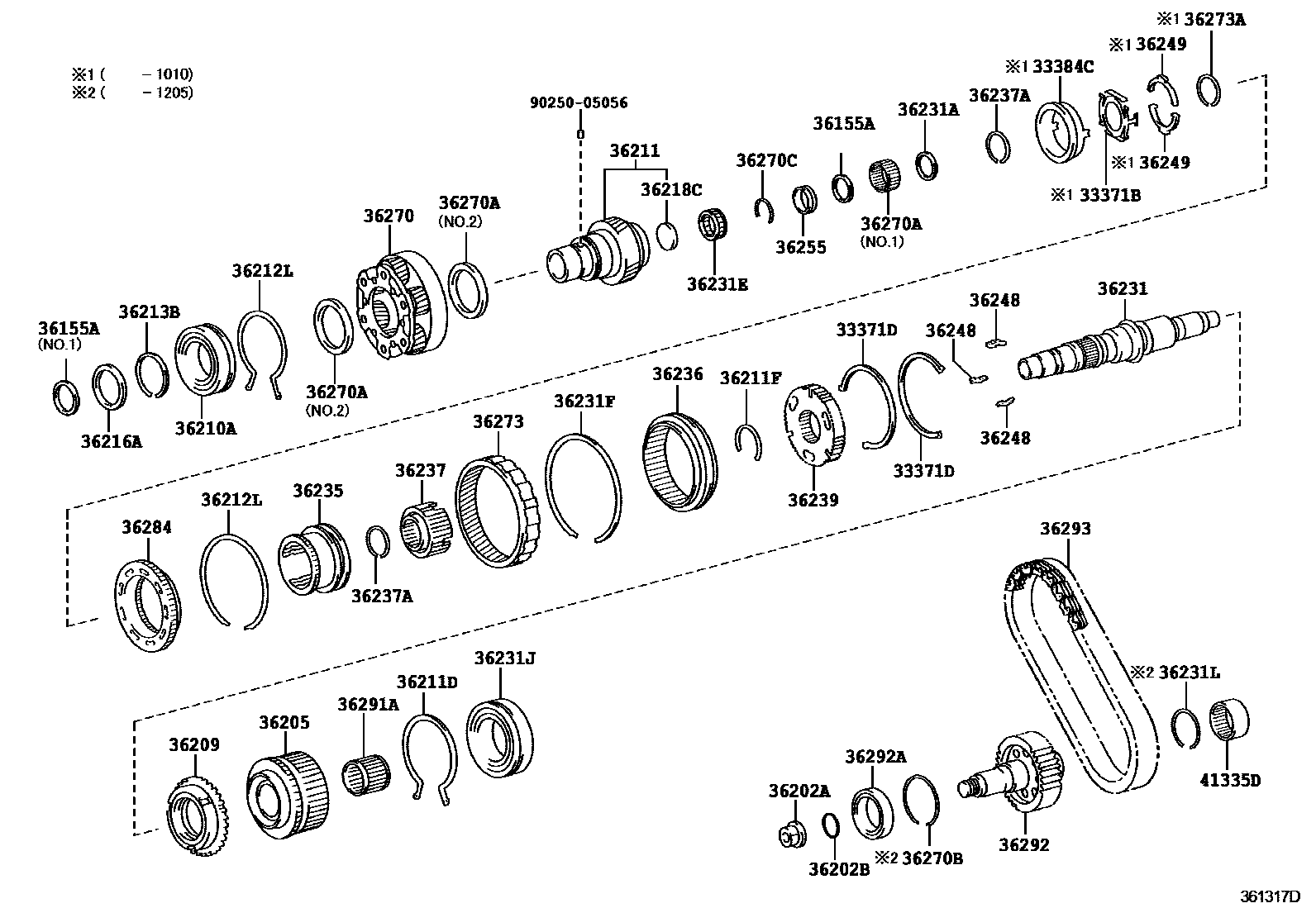 3610 — TRANSFER GEAR