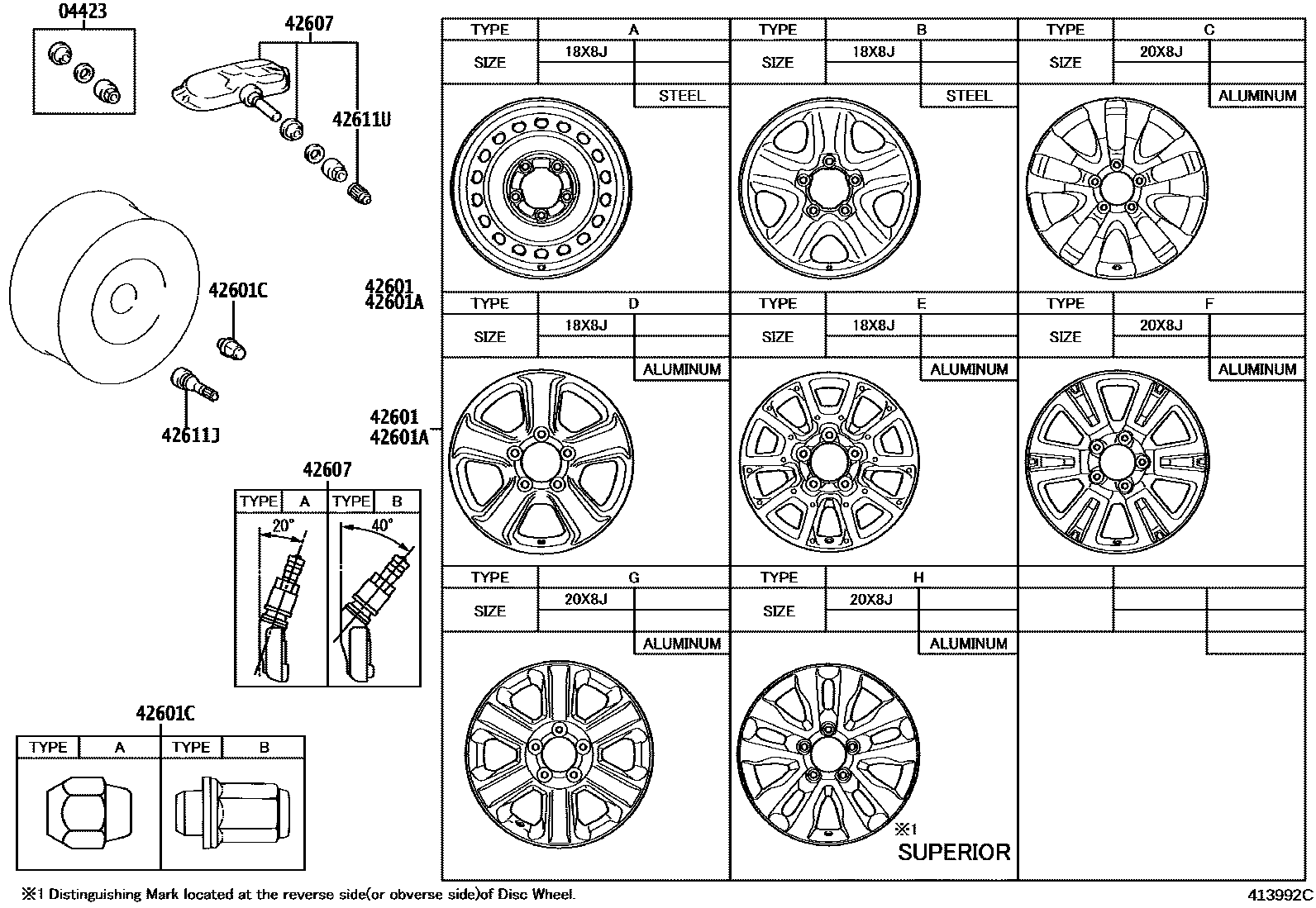 4103 — DISC WHEEL & WHEEL CAP