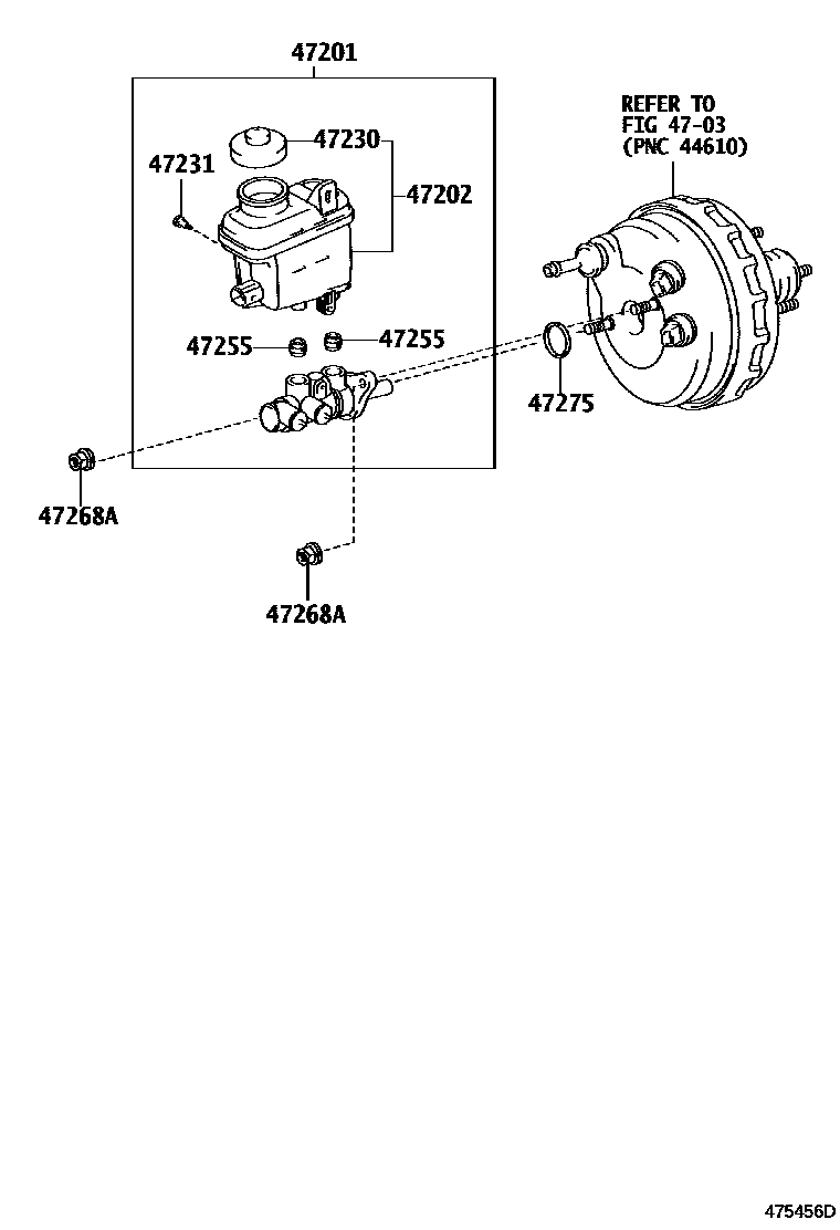 4702 — BRAKE MASTER CYLINDER