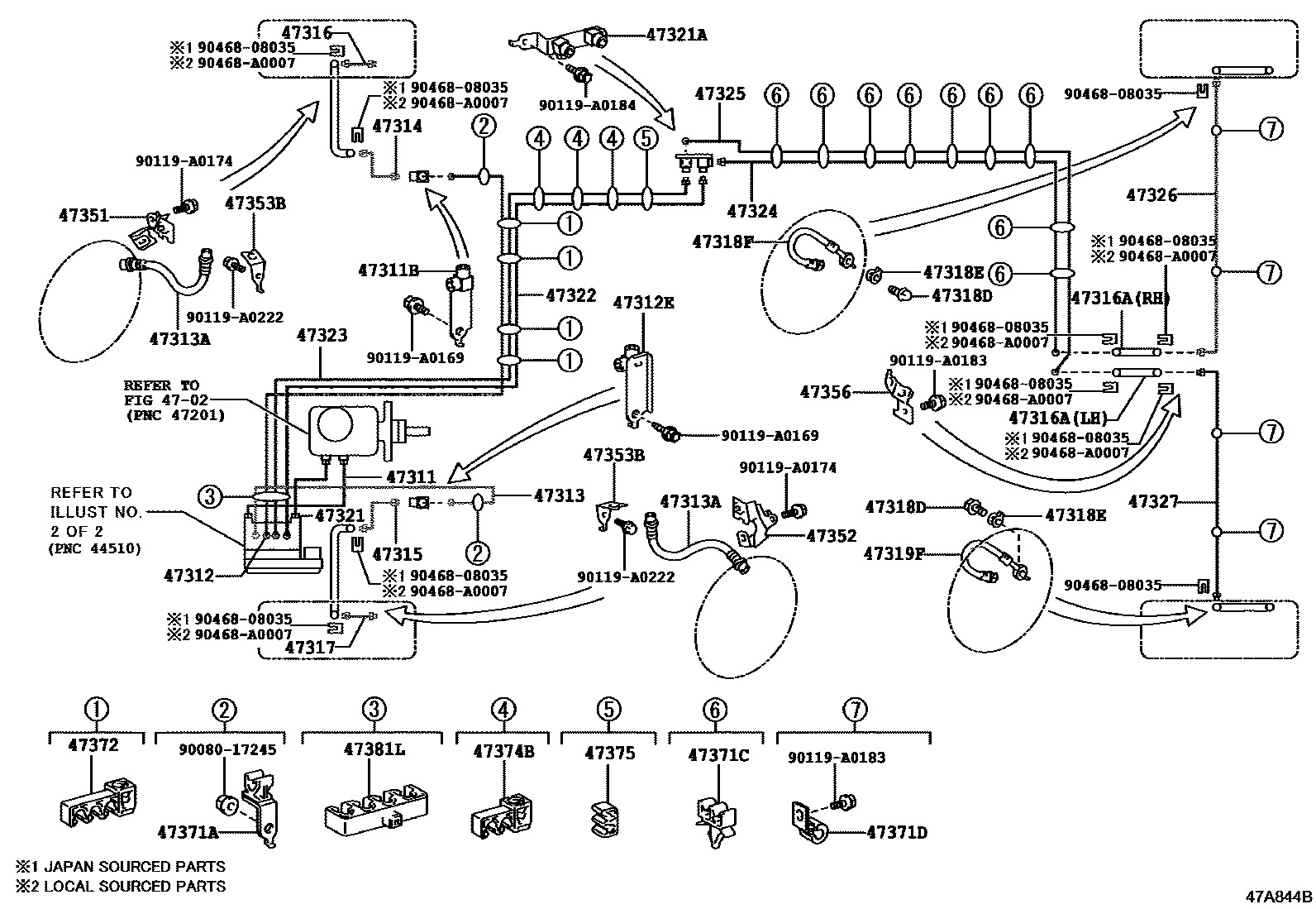 4708 — BRAKE TUBE & CLAMP