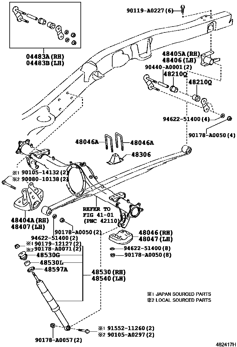 4804 — REAR SPRING & SHOCK ABSORBER