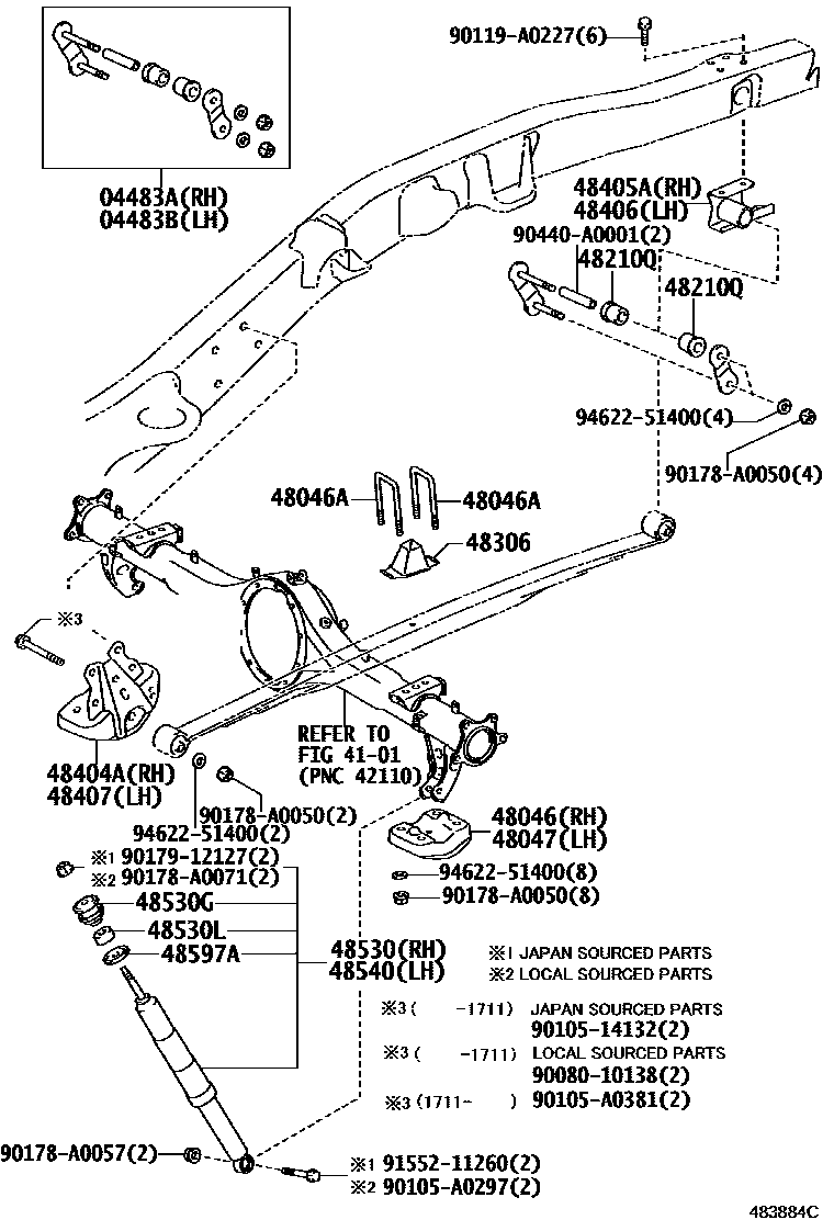4804 — REAR SPRING & SHOCK ABSORBER