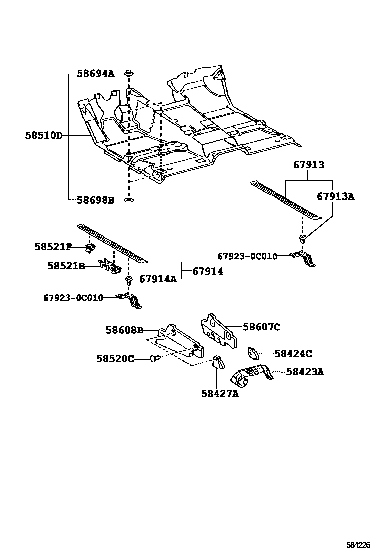 5854 — FLOOR MAT & SILENCER PAD