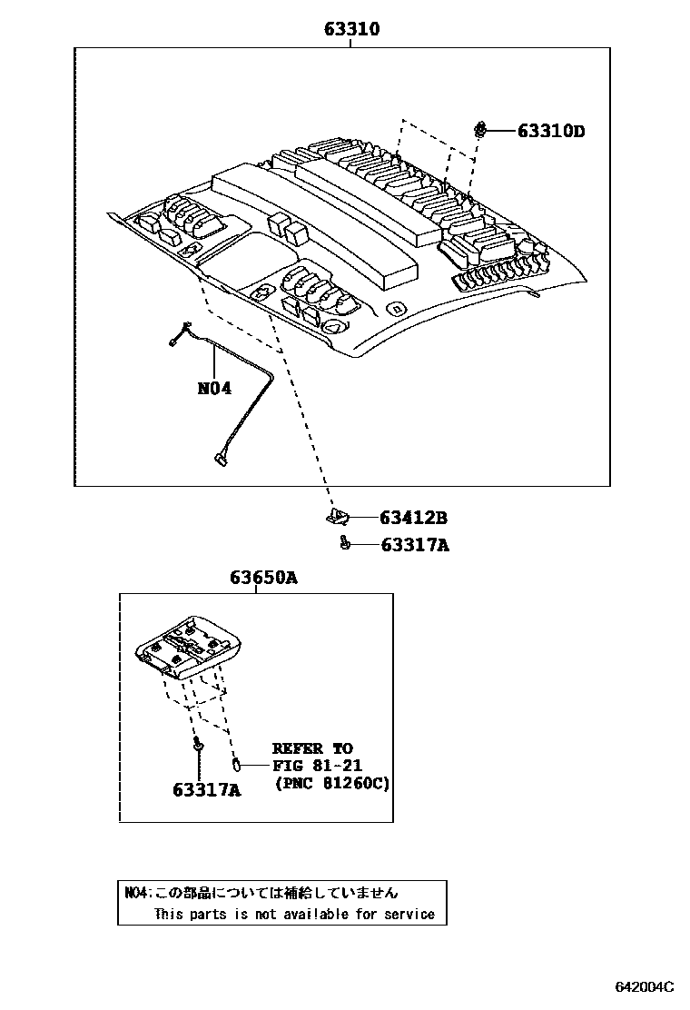 6452 — ROOF HEADLINING & SILENCER PAD