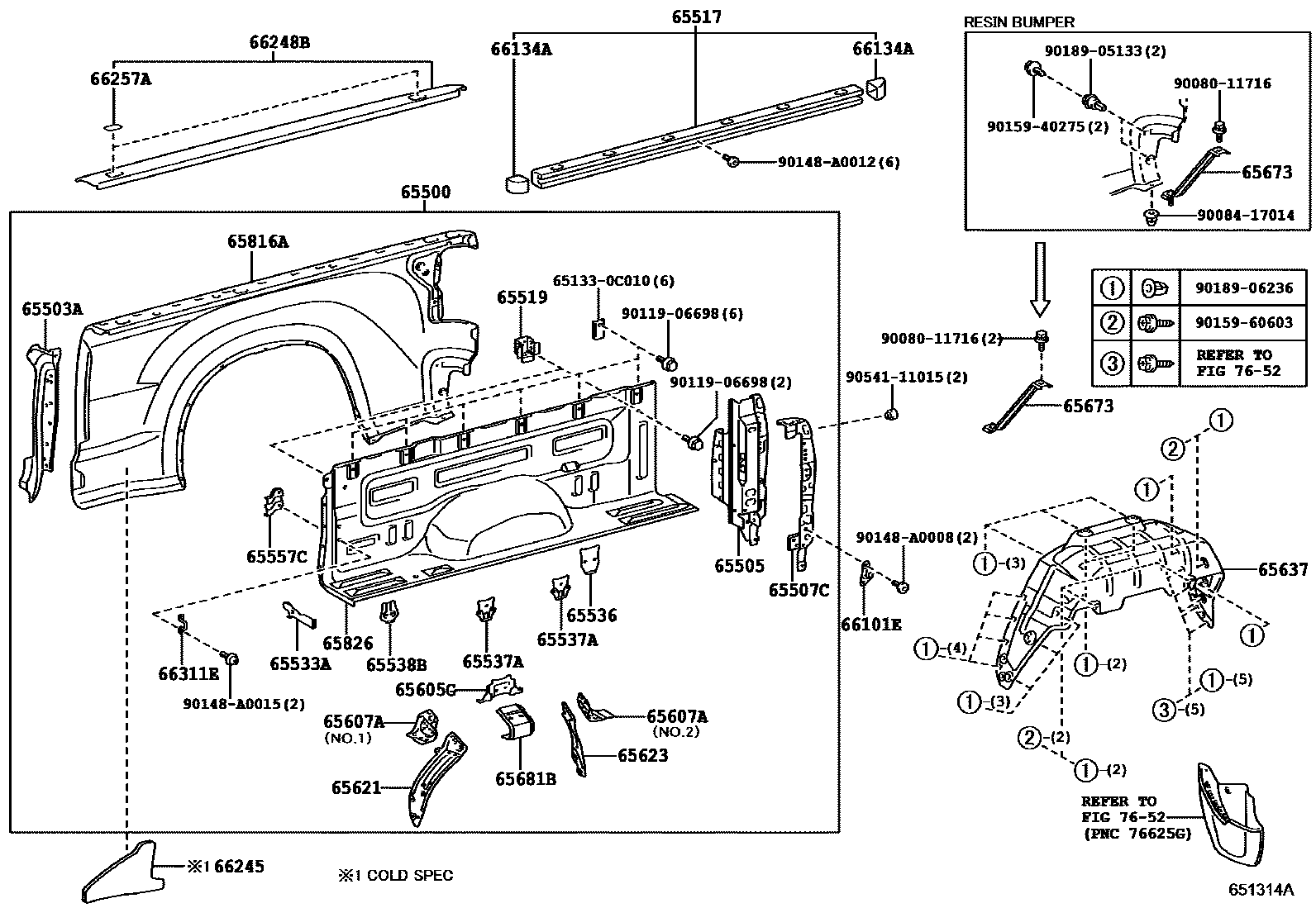 6554 — REAR BODY SIDE PANEL