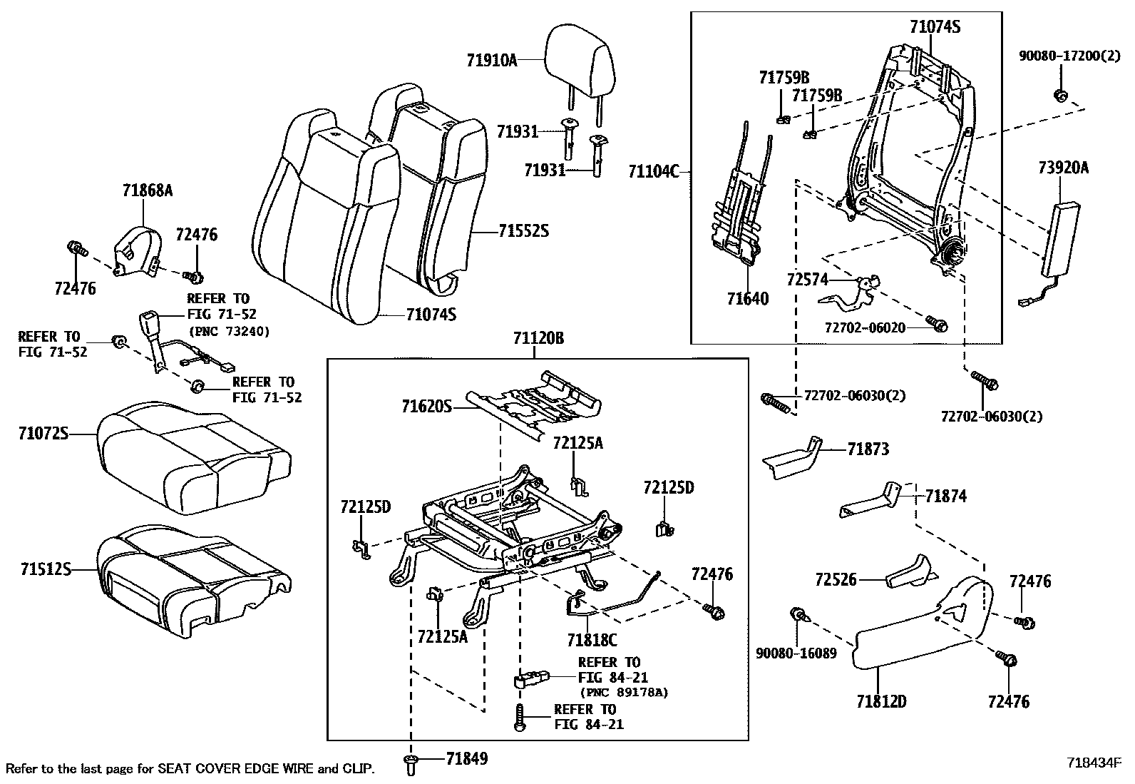 7151 — SEAT & SEAT TRACK