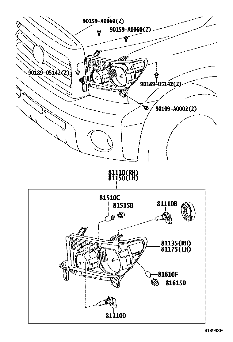 8101 — HEADLAMP