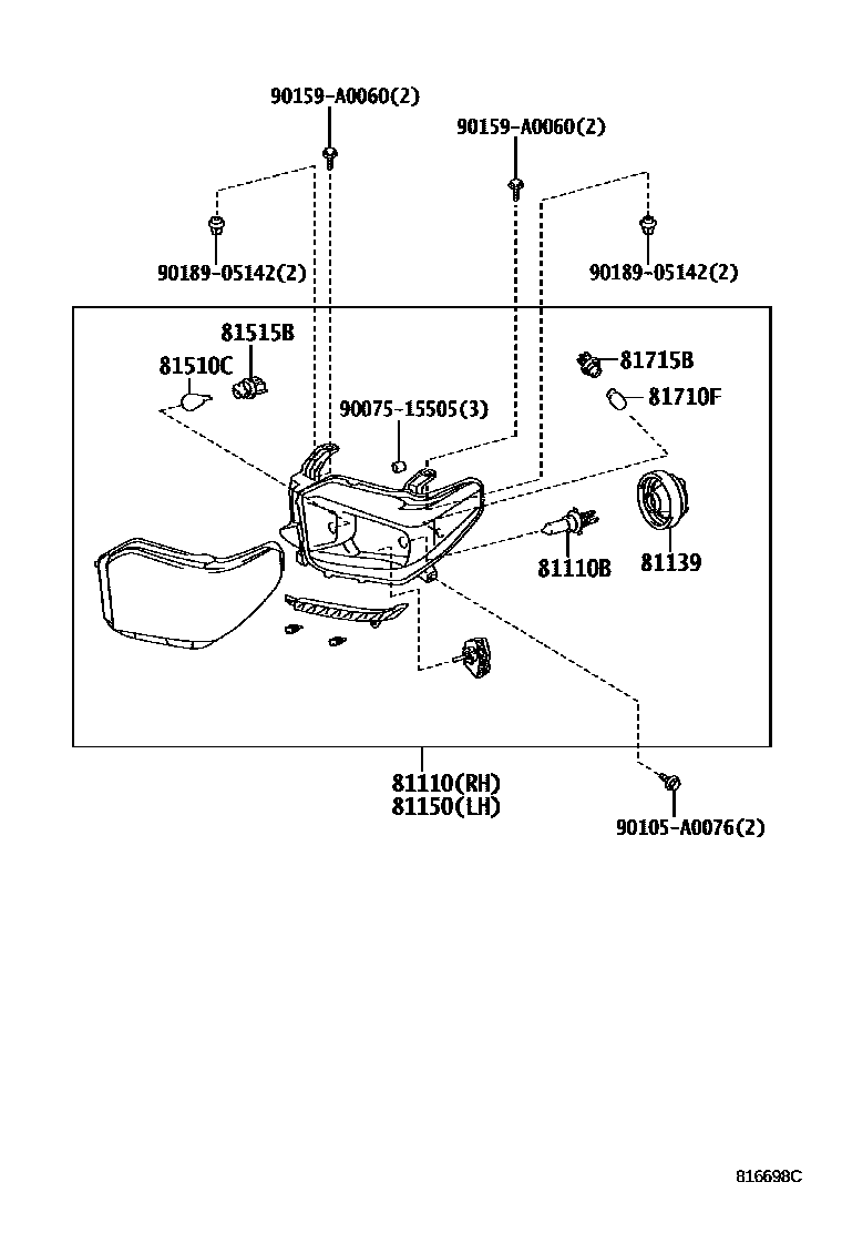 8101 — HEADLAMP
