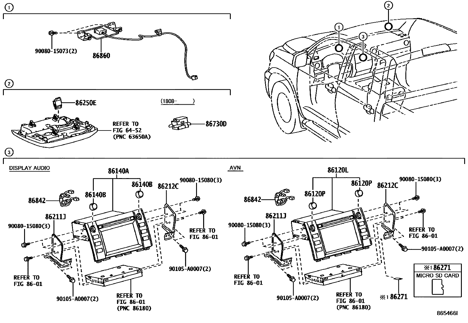 8603 — NAVIGATION & FRONT MONITOR DISPLAY