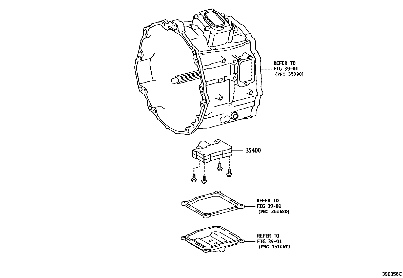 3912 — VALVE BODY & OIL STRAINER (HEV OR BEV OR FCEV)