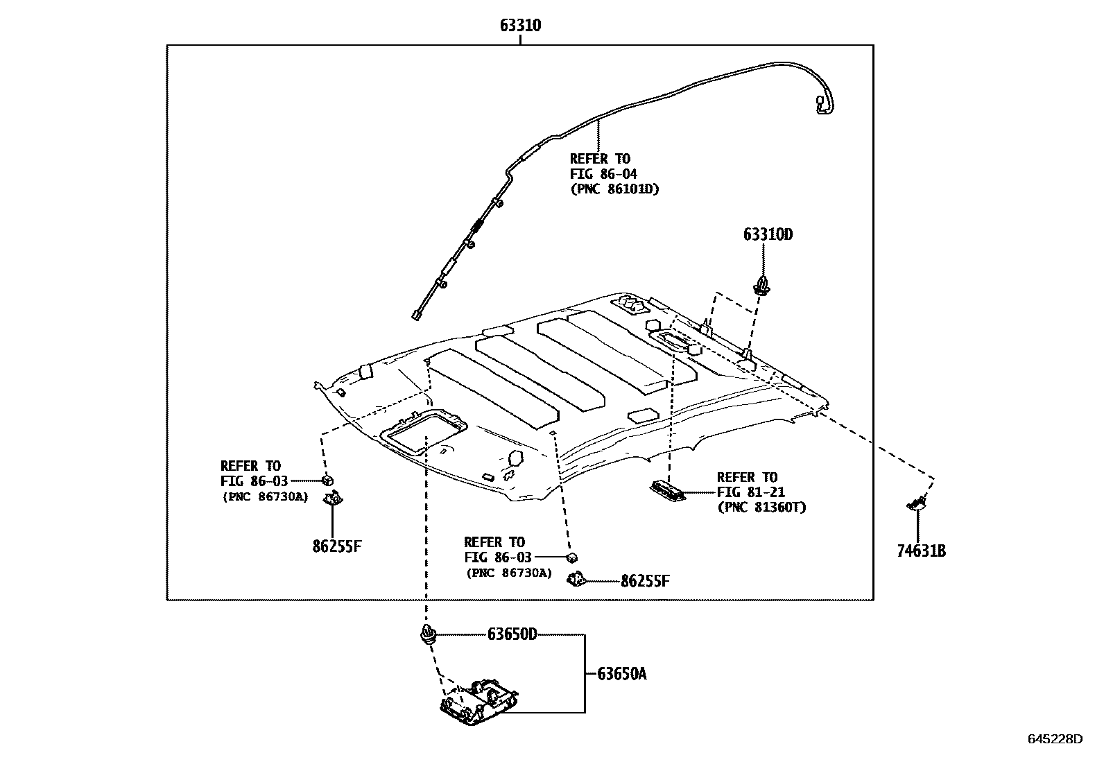 6452 — ROOF HEADLINING & SILENCER PAD