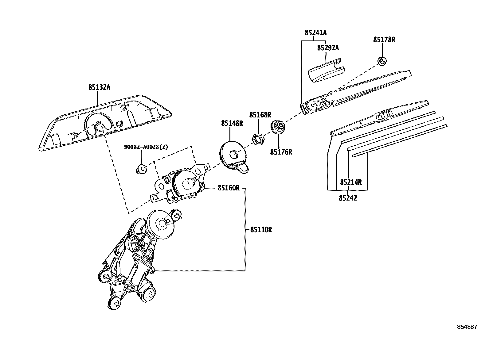 8502 — REAR WIPER