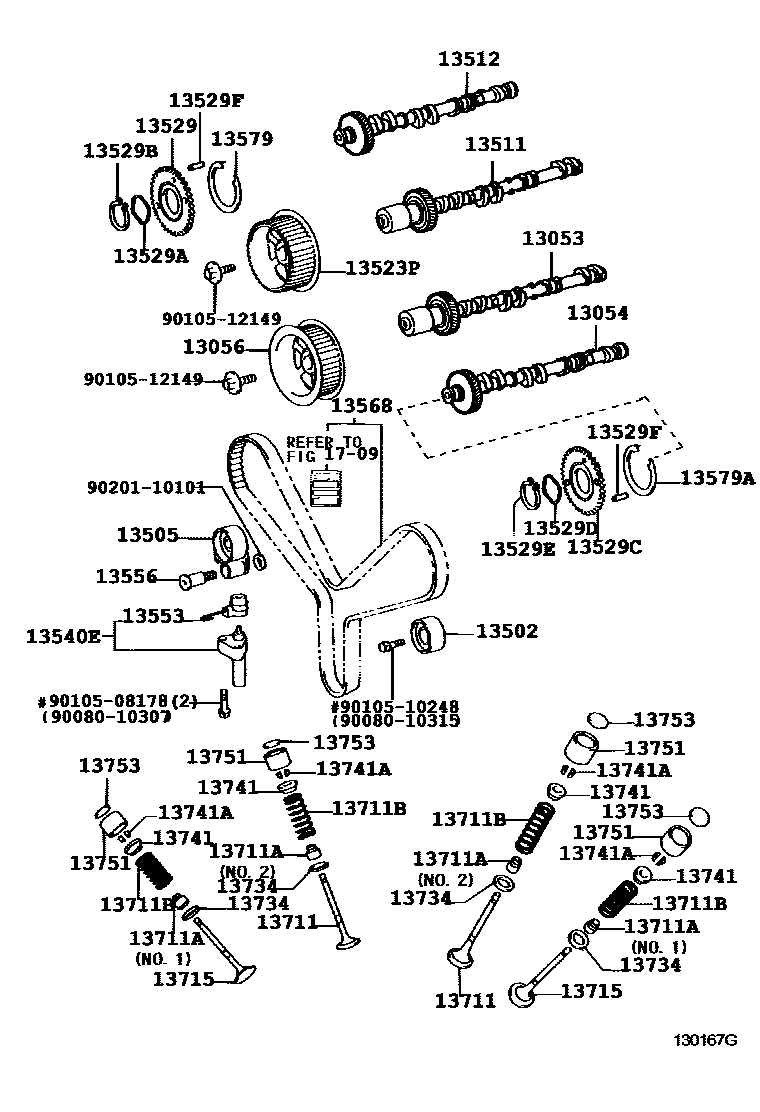 1302 — CAMSHAFT & VALVE