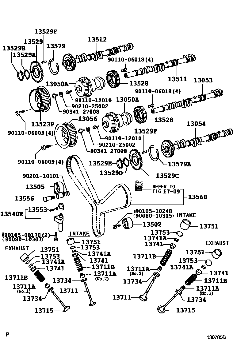 1302 — CAMSHAFT & VALVE
