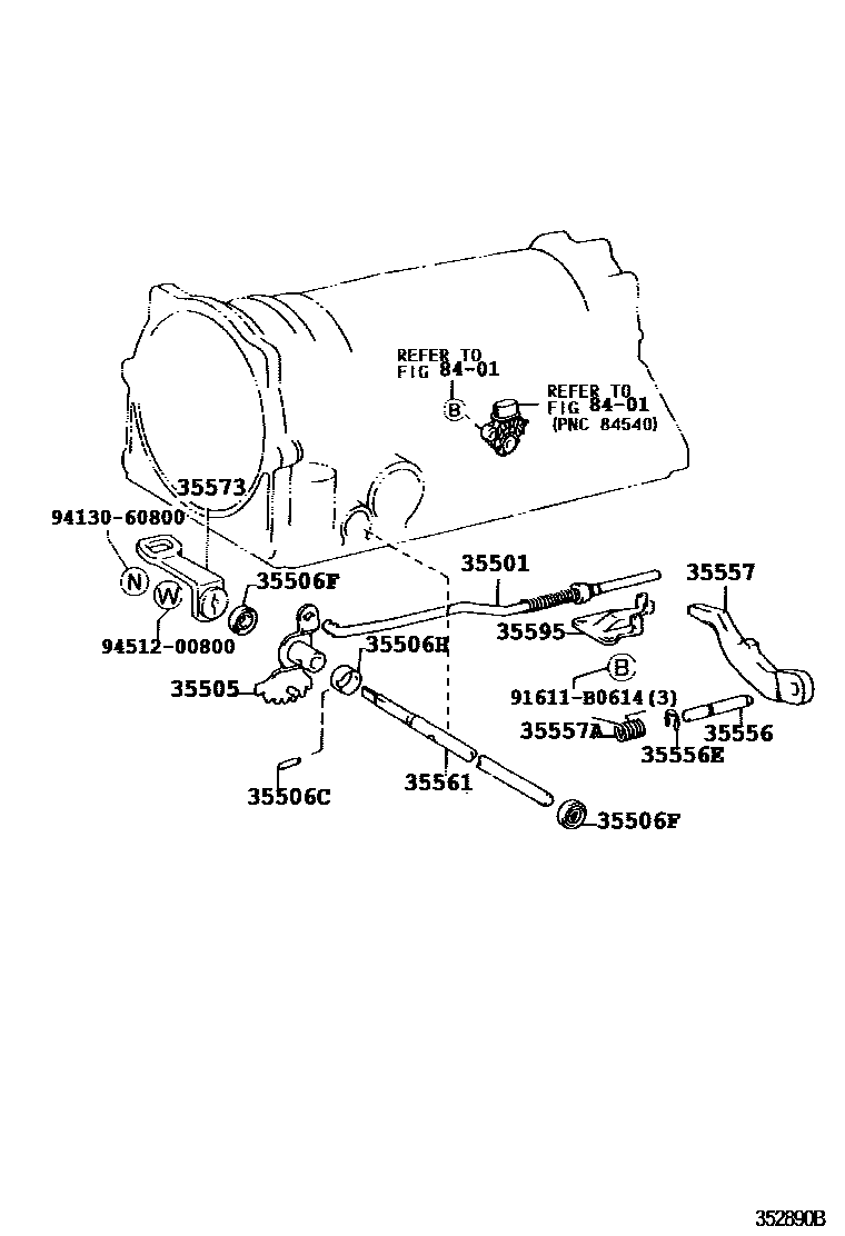 3513 — THROTTLE LINK & VALVE LEVER (ATM)