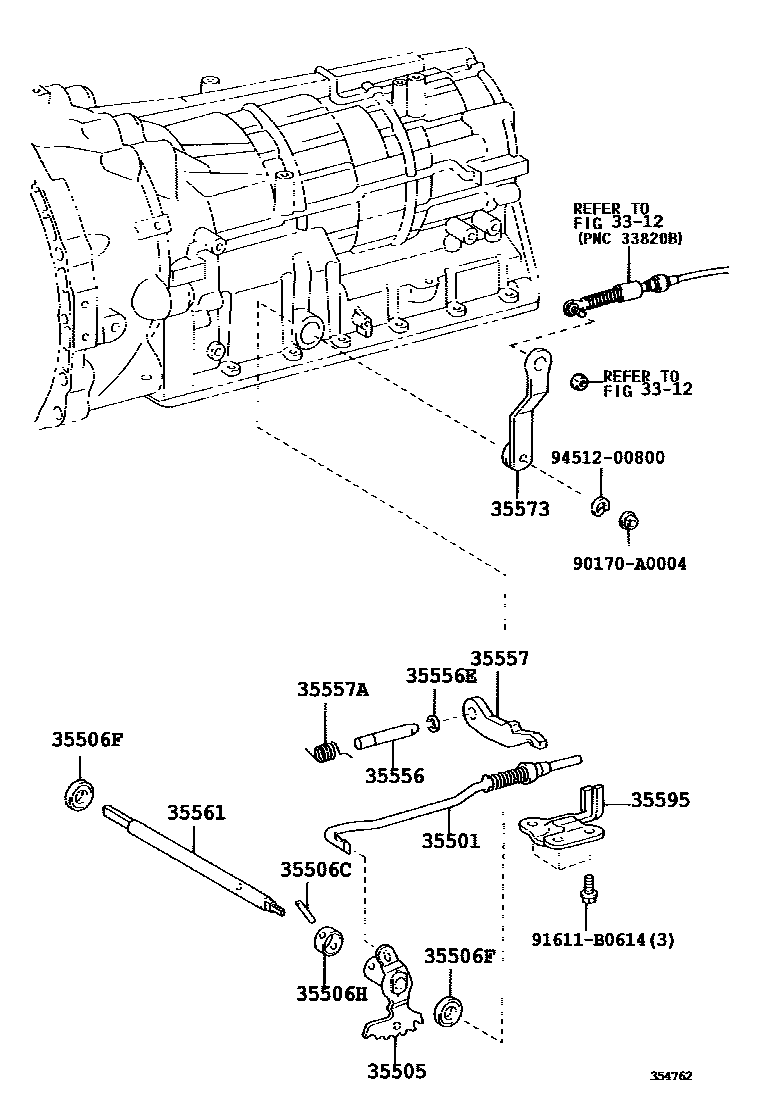 3513 — THROTTLE LINK & VALVE LEVER (ATM)