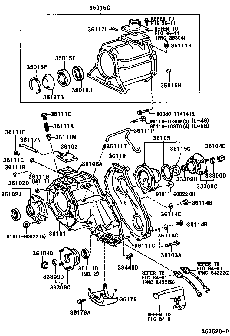 3609 — TRANSFER CASE & EXTENSION HOUSING