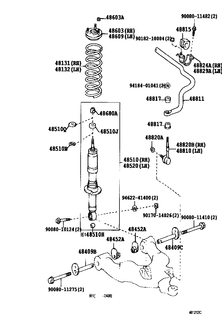 4803 — FRONT SPRING & SHOCK ABSORBER
