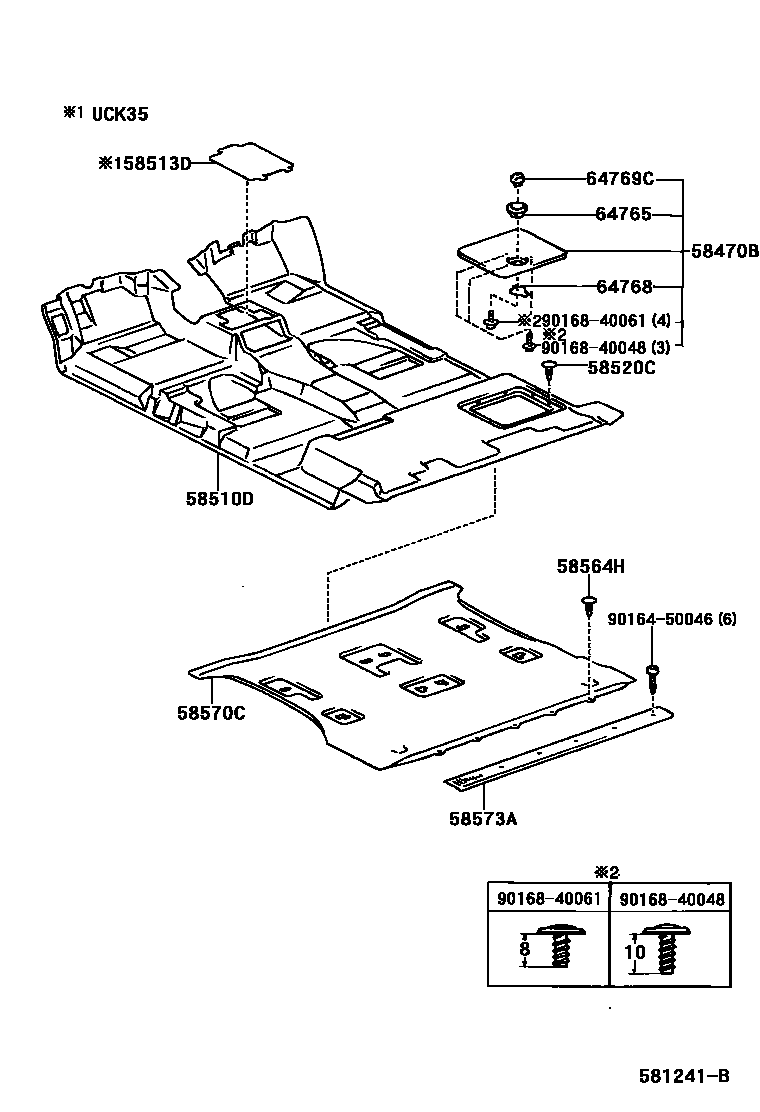 5854 — FLOOR MAT & SILENCER PAD