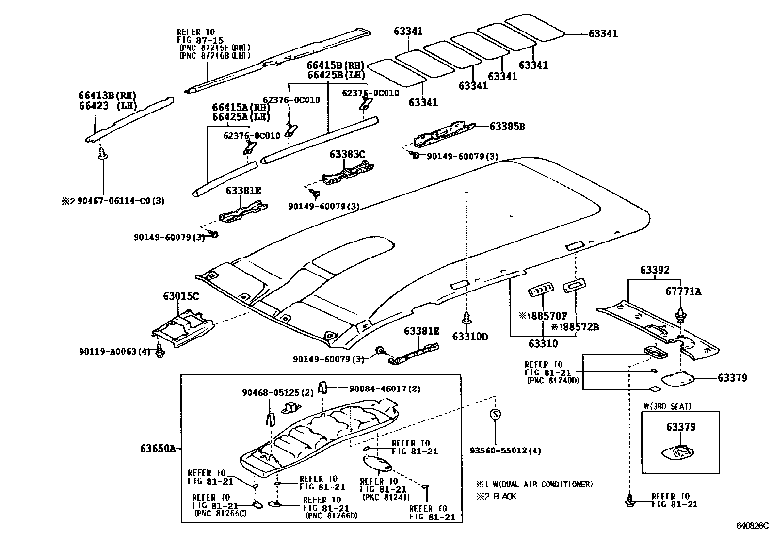 6452 — ROOF HEADLINING & SILENCER PAD