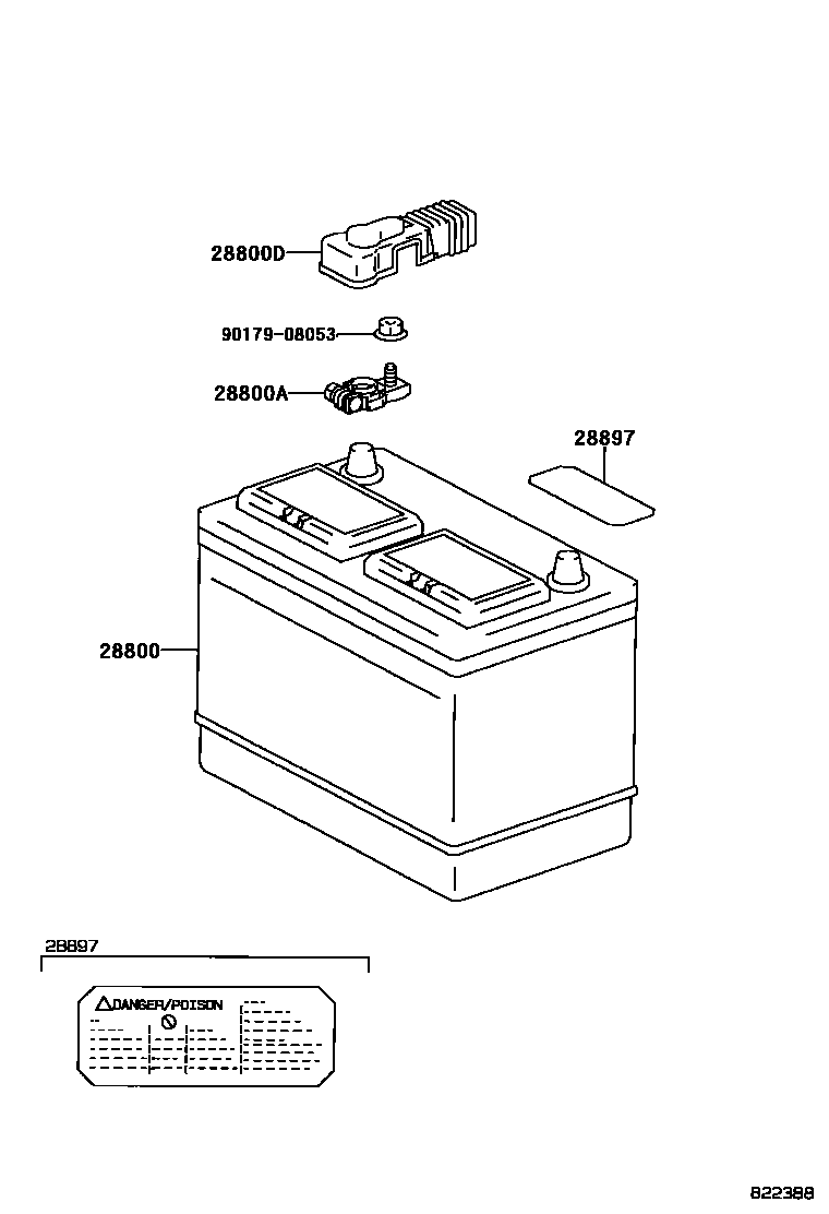 8201 — BATTERY & BATTERY CABLE