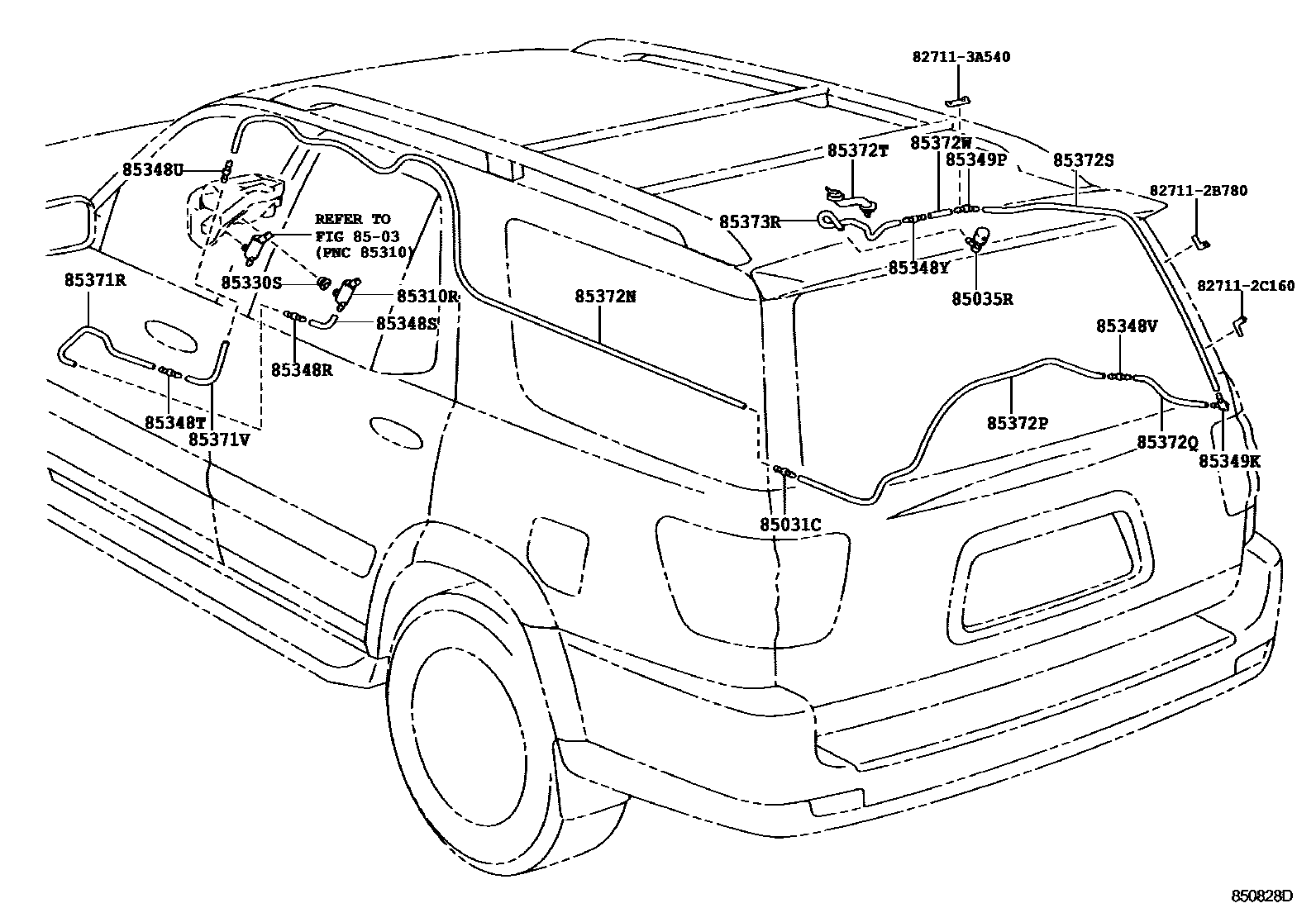 8504 — REAR WASHER