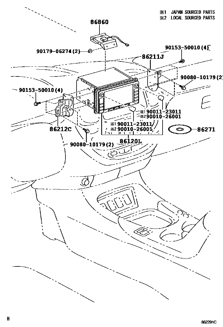 8603 — NAVIGATION & FRONT MONITOR DISPLAY
