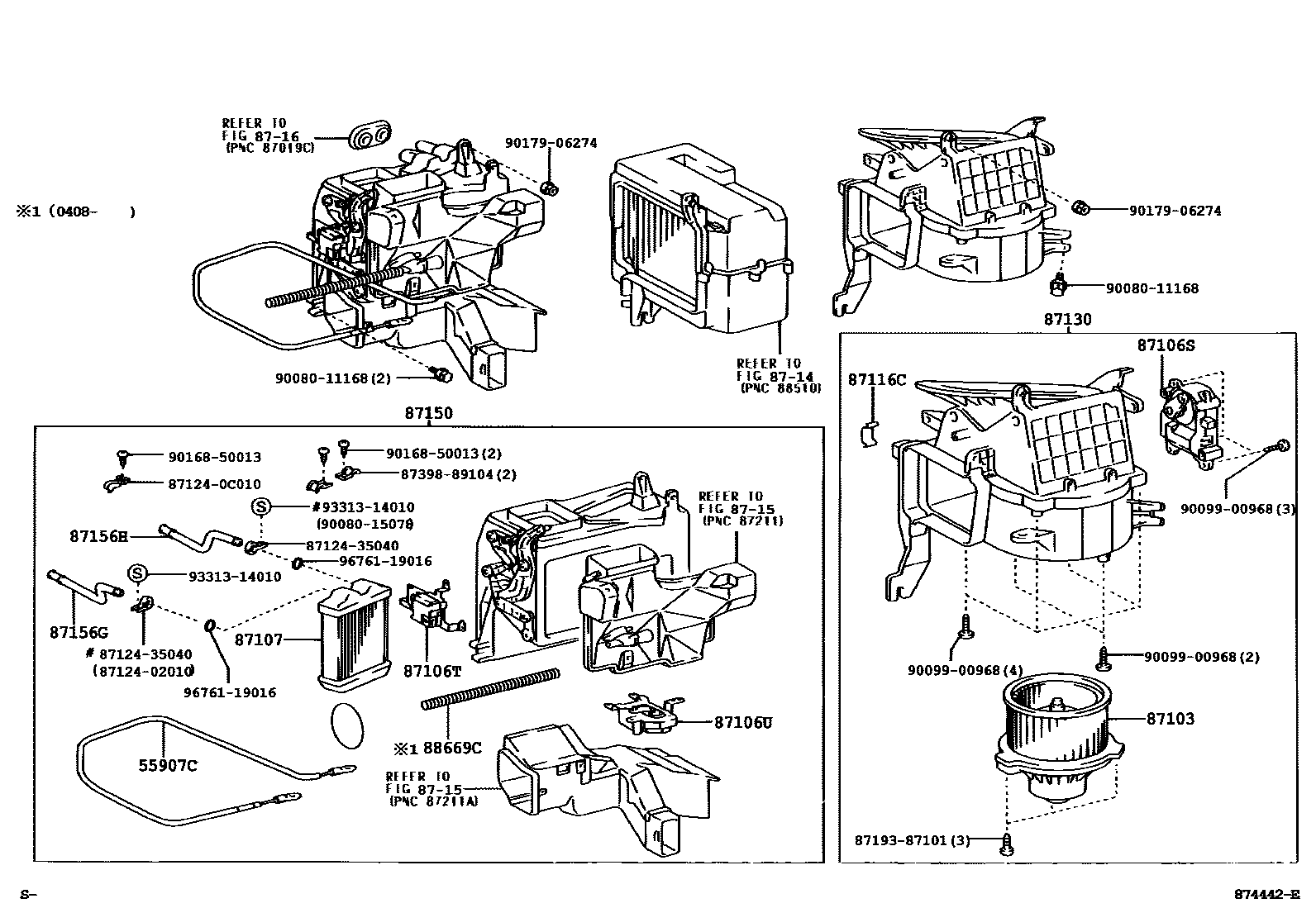 8712 — HEATING & AIR CONDITIONING - HEATER UNIT & BLOWER