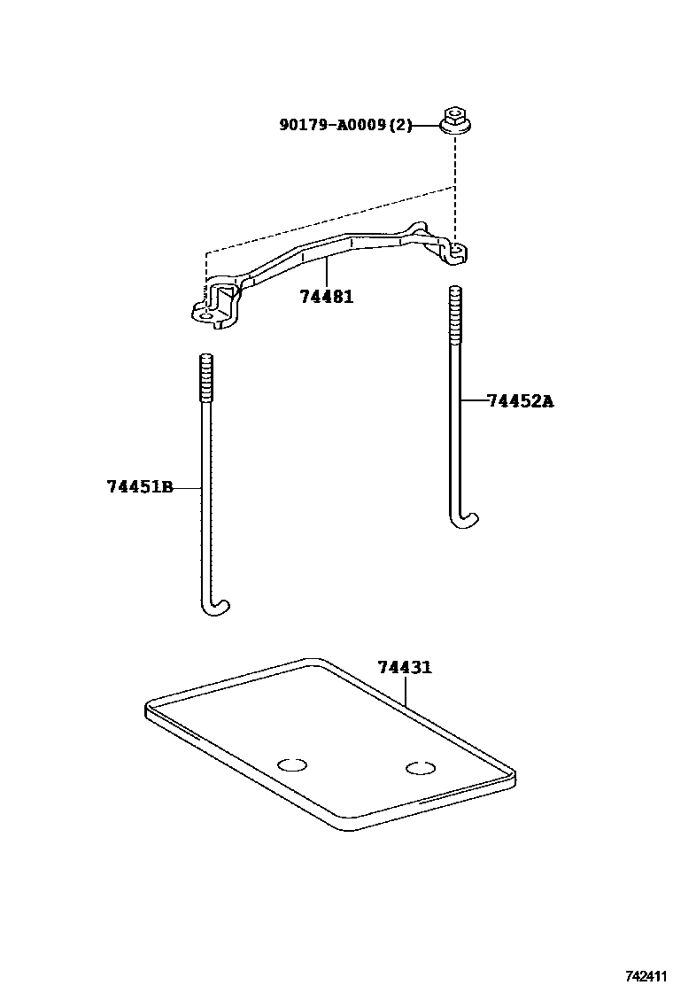 7454 — BATTERY CARRIER