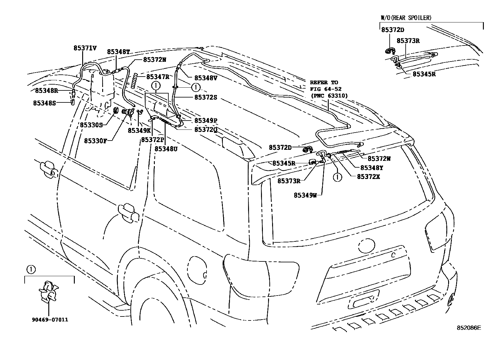 8504 — REAR WASHER
